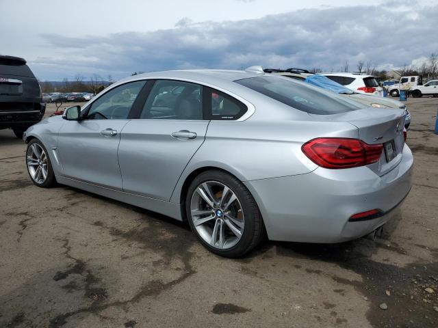 WBA4J3C52KBL10372 - 2019 BMW 430XI GRAN COUPE SILVER photo 2