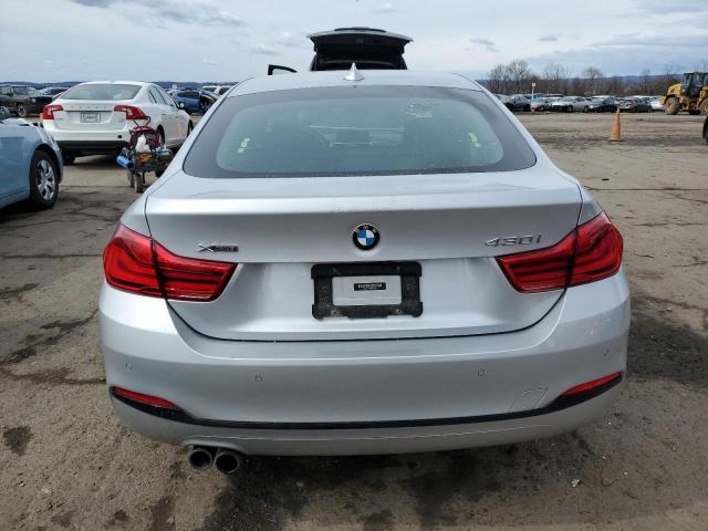 WBA4J3C52KBL10372 - 2019 BMW 430XI GRAN COUPE SILVER photo 6