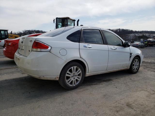 1FAHP35N58W176321 - 2008 FORD FOCUS SE WHITE photo 3