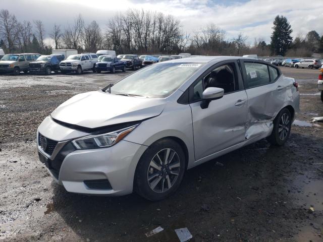 3N1CN8EV2ML882754 - 2021 NISSAN VERSA SV SILVER photo 1