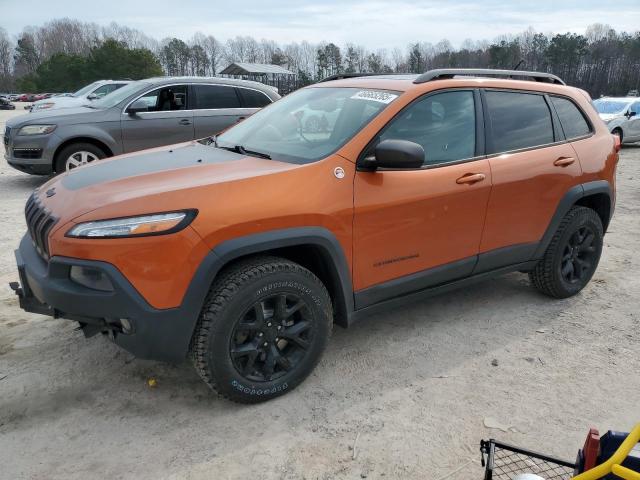 1C4PJMBS1FW704523 - 2015 JEEP CHEROKEE TRAILHAWK ORANGE photo 1