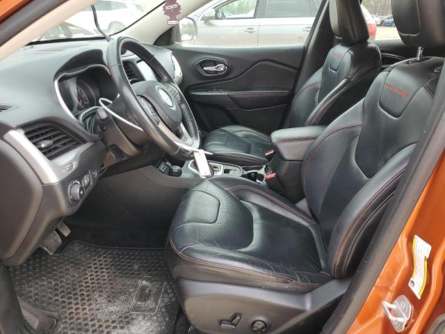 1C4PJMBS1FW704523 - 2015 JEEP CHEROKEE TRAILHAWK ORANGE photo 7