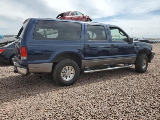 1FMNU41S43EC62415 - 2003 FORD EXCURSION XLT BLUE photo 3