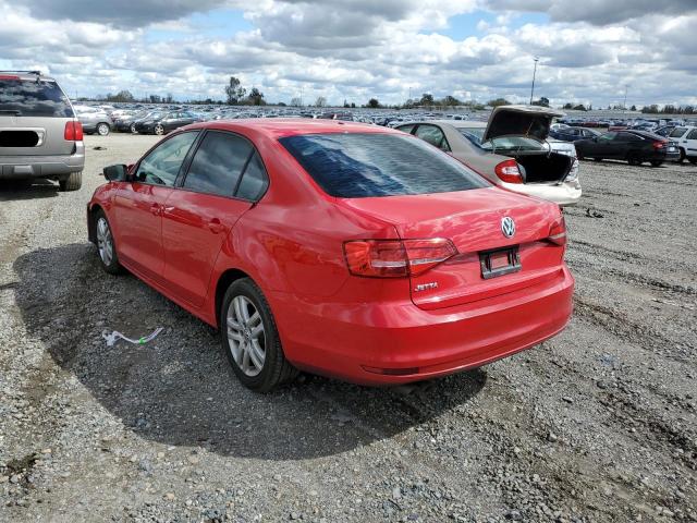 3VW2K7AJ5FM252431 - 2015 VOLKSWAGEN JETTA BASE 红色 照片 2
