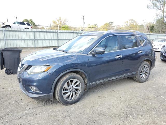 5N1AT2MT8FC756240 - 2015 NISSAN ROGUE S BLUE photo 1