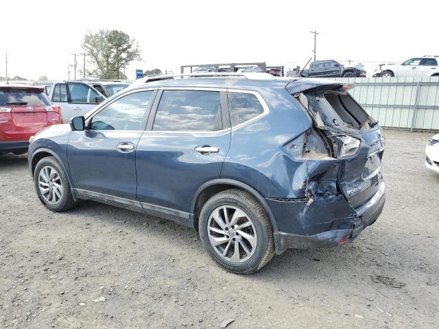 5N1AT2MT8FC756240 - 2015 NISSAN ROGUE S BLUE photo 2