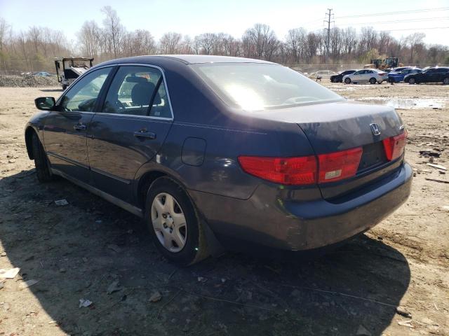 1HGCM55405A154902 - 2005 HONDA ACCORD LX GRAY photo 2