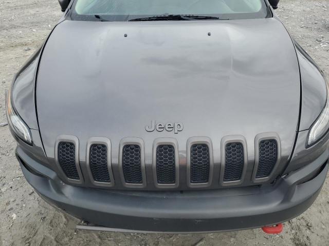 1C4PJMBS6GW120698 - 2016 JEEP CHEROKEE TRAILHAWK GRAY photo 11