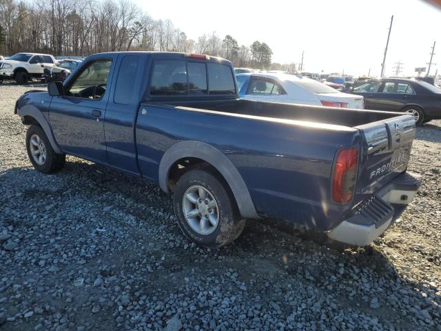 1N6DD26S32C301340 - 2002 NISSAN FRONTIER KING CAB XE BLUE photo 2