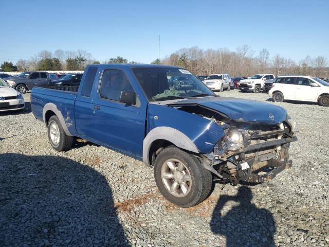 1N6DD26S32C301340 - 2002 NISSAN FRONTIER KING CAB XE BLUE photo 4