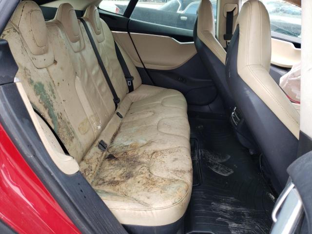 5YJSA1CN3DFP19821 - 2013 TESLA MODEL S Tünd qırmızı foto 10