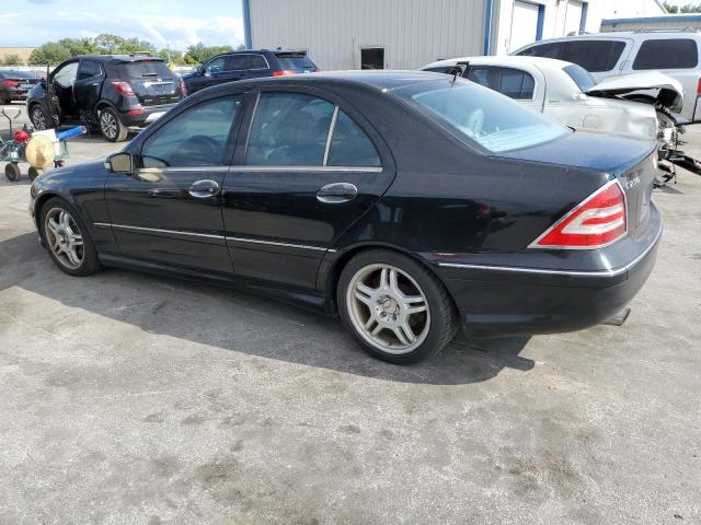 WDBRF40J95F618300 - 2005 MERCEDES-BENZ C 230K SPORT SEDAN BLACK photo 2