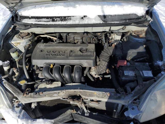 2T1KR32E47C679635 - 2007 TOYOTA COROLLA MA XR GRAY photo 11
