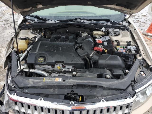 3LNHM28T87R630985 - 2007 LINCOLN MKZ CREAM photo 11