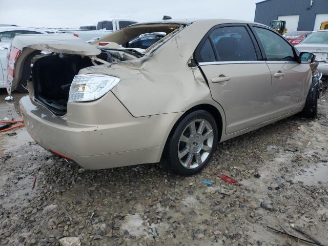 3LNHM28T87R630985 - 2007 LINCOLN MKZ CREAM photo 3