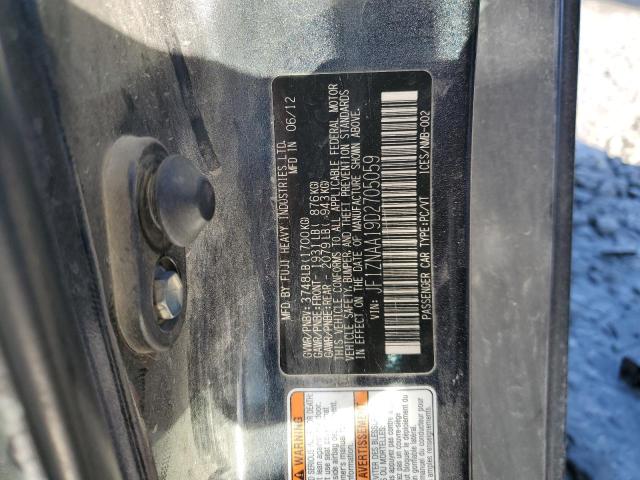 JF1ZNAA19D2705059 - 2013 TOYOTA SCION FR-S 黑色 照片 12