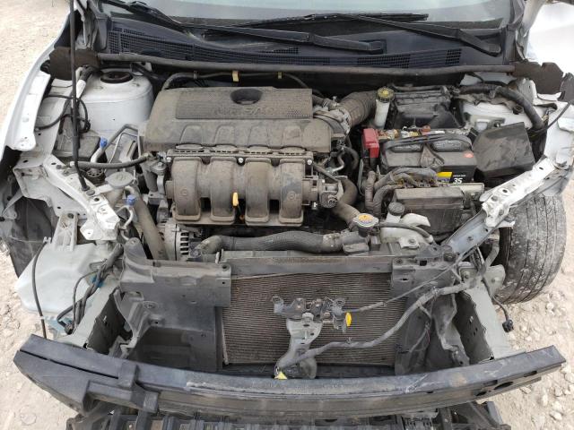 3N1AB7AP0KY375675 - 2019 NISSAN SENTRA S WHITE photo 11