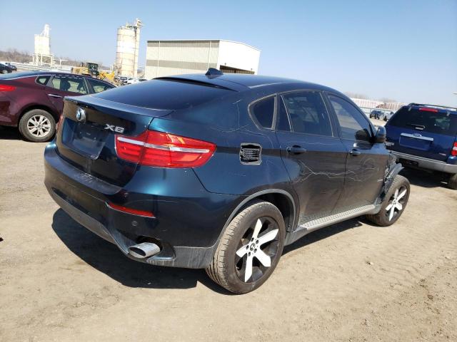 5UXFG2C53DL788316 - 2013 BMW X6 XDRIVE35I BLUE photo 3