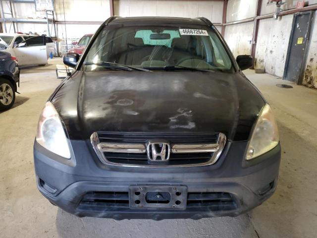 SHSRD78842U011255 - 2002 HONDA CR-V EX BLACK photo 5