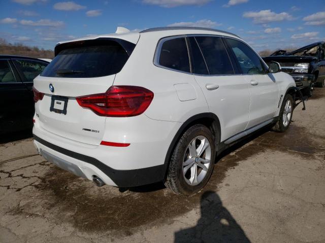 5UXTY5C00M9G40162 - 2021 BMW X3 XDRIVE30I WHITE photo 3