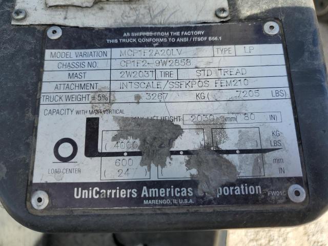 CP1F29W2858 - 2013 NISSAN CF40LP GRAY photo 10