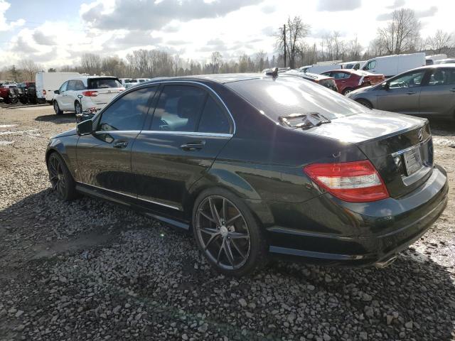 WDDGF5EB3AA399329 - 2010 MERCEDES-BENZ C 300 BLACK photo 2