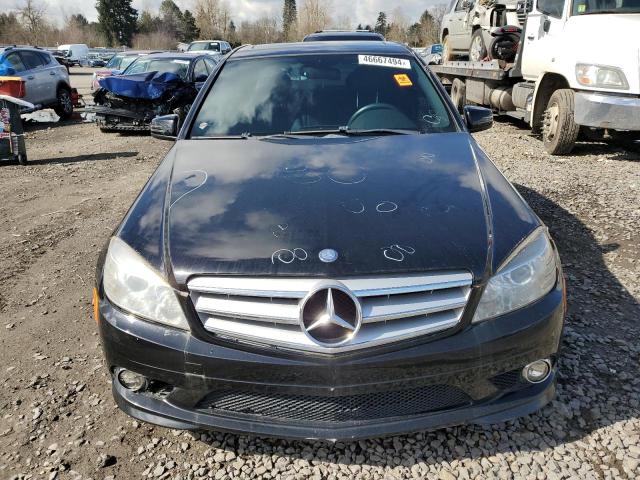 WDDGF5EB3AA399329 - 2010 MERCEDES-BENZ C 300 BLACK photo 5