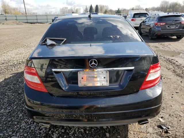 WDDGF5EB3AA399329 - 2010 MERCEDES-BENZ C 300 BLACK photo 6