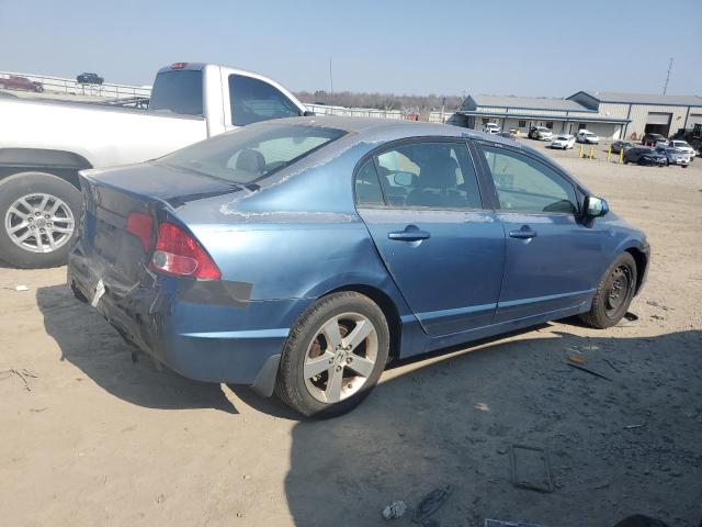 2HGFA16988H526436 - 2008 HONDA CIVIC EXL BLUE photo 3