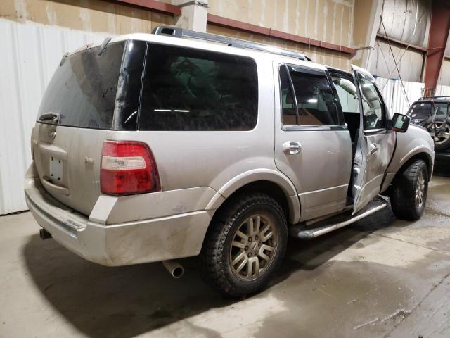 1FMJU2A50EEF33664 - 2014 FORD EXPEDITION LIMITED SILVER photo 3