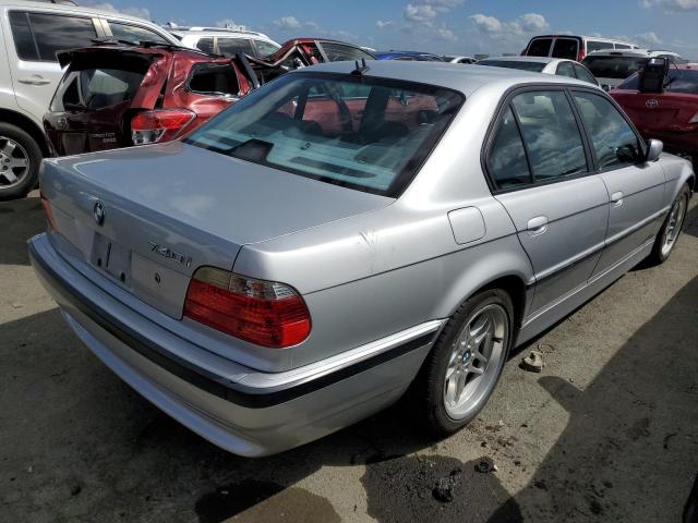 WBAGG83481DN89135 - 2001 BMW 740 I AUTOMATIC SILVER photo 3