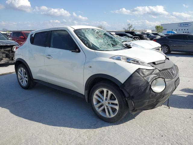 JN8AF5MR3DT215809 - 2013 NISSAN JUKE S WHITE photo 4