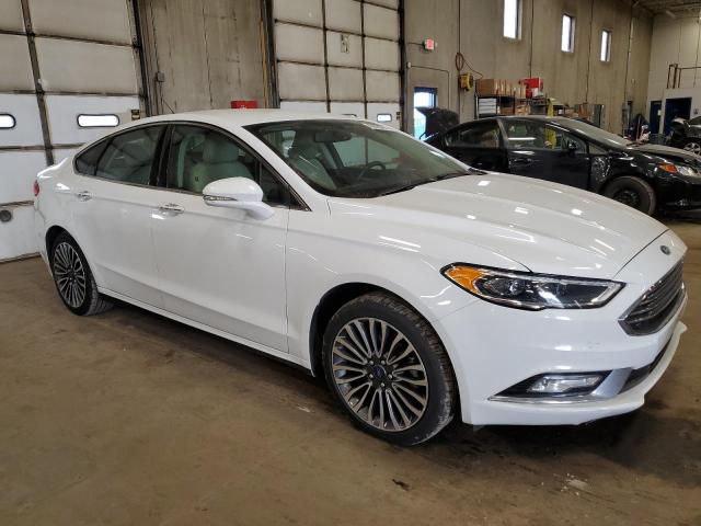 3FA6P0K96HR114555 - 2017 FORD FUSION TITANIUM WHITE photo 4