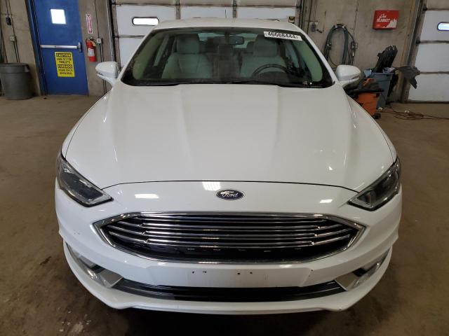 3FA6P0K96HR114555 - 2017 FORD FUSION TITANIUM WHITE photo 5