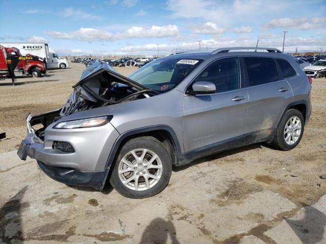 1C4PJLCB8HW653775 - 2017 JEEP CHEROKEE LATITUDE SILVER photo 1