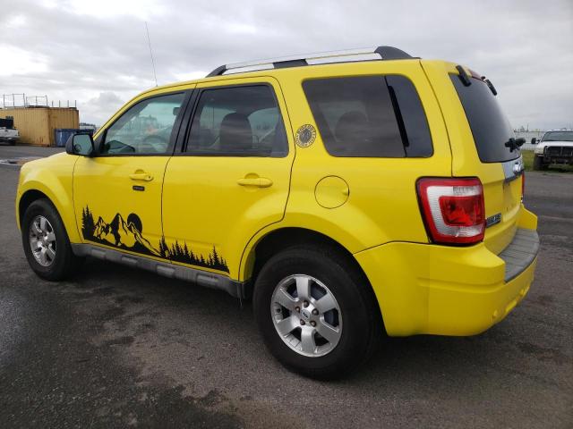 1FMCU49349KB25781 - 2009 FORD ESCAPE HYBRID YELLOW photo 2