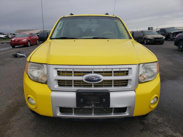 1FMCU49349KB25781 - 2009 FORD ESCAPE HYBRID YELLOW photo 5