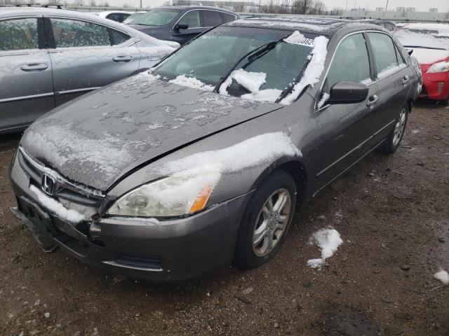 1HGCM56726A054777 - 2006 HONDA ACCORD EX GRAY photo 1