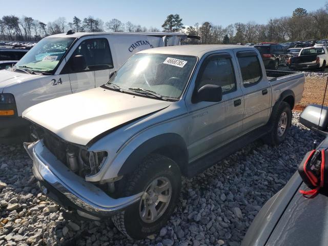 5TEGN92N91Z816803 - 2001 TOYOTA TACOMA DOUBLE CAB PRERUNNER SILVER photo 1