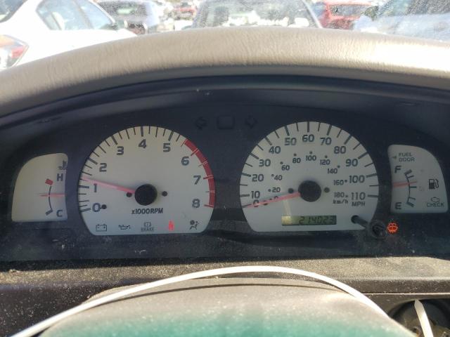 5TEGN92N91Z816803 - 2001 TOYOTA TACOMA DOUBLE CAB PRERUNNER SILVER photo 9