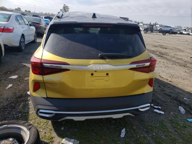 KNDEU2AA7P7406484 - 2023 KIA SELTOS S YELLOW photo 6