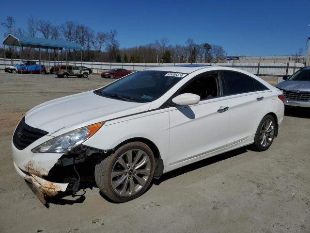 5NPEC4AC1DH523307 - 2013 HYUNDAI SONATA SE WHITE photo 1