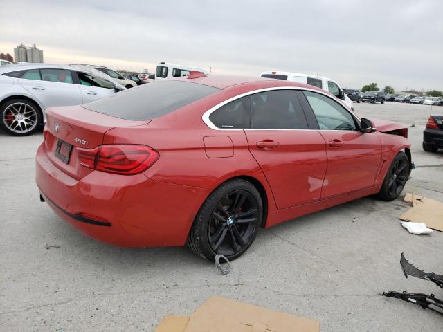 WBA4J1C57KBM16868 - 2019 BMW 430I GRAN COUPE RED photo 3