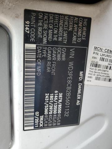 WD3PE8CB2B5601132 - 2011 MERCEDES-BENZ SPRINTER 2500 თეთრი ფოტო 13