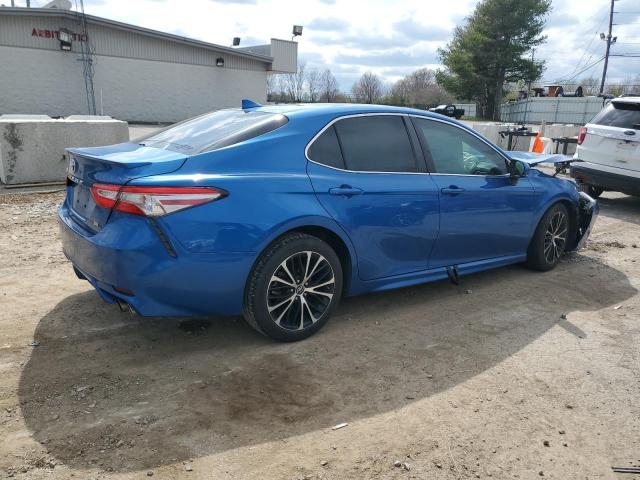 4T1B11HK0KU223342 - 2019 TOYOTA CAMRY L BLUE photo 3