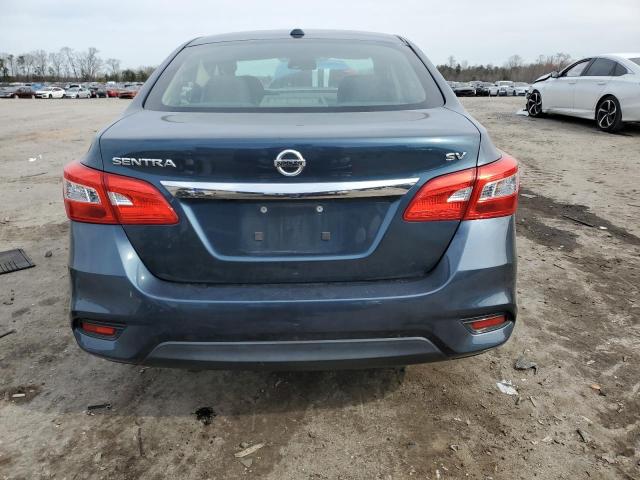 3N1AB7AP2HY304034 - 2017 NISSAN SENTRA S BLUE photo 6