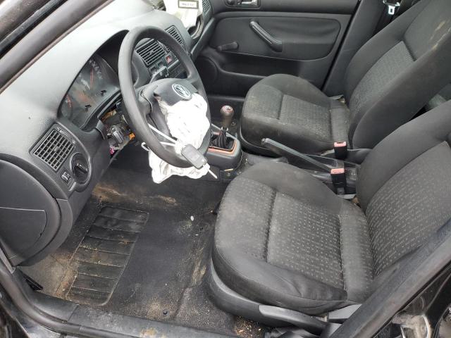 9BWFK21J034014961 - 2003 VOLKSWAGEN GOLF BLACK photo 7