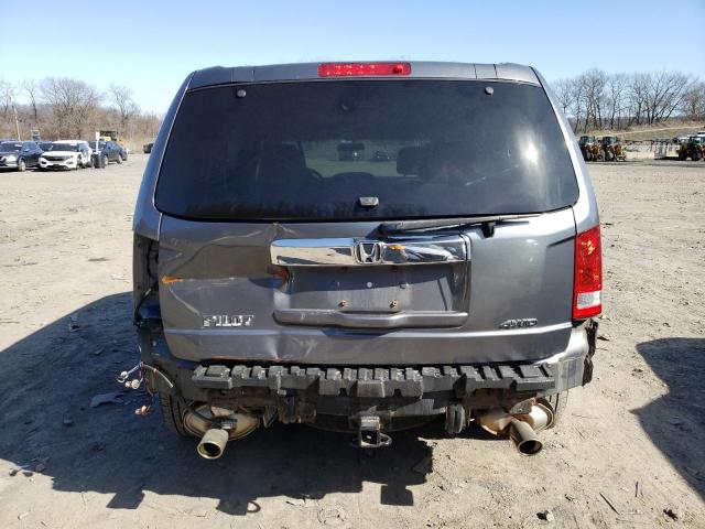 5FNYF4H47DB023914 - 2013 HONDA PILOT EX GRAY photo 6