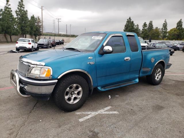 2FTZX072XWCA37780 - 1998 FORD F150 TURQUOISE photo 1
