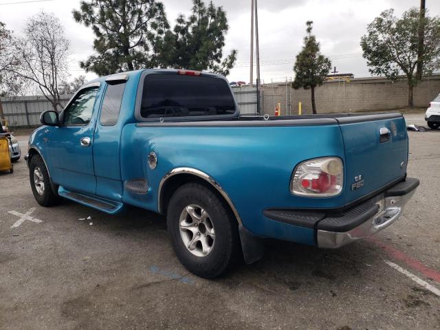 2FTZX072XWCA37780 - 1998 FORD F150 TURQUOISE photo 2